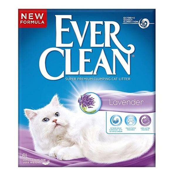 Ever Clean Lavender Lavanta Kokulu Topaklaşan Kedi Kumu 6 LT | SRC: Barcode: 5060255492284